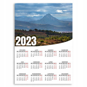 Kalendarz Ścienny 2023 Rok XL 50x70cm Grecja Wzory