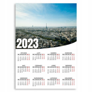 Kalendarz Ścienny 2023 Rok XL 50x70cm Misto Wzory