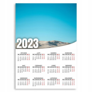 Kalendarz Ścienny 2023 Rok XL 50x70cm Niebo Wzory