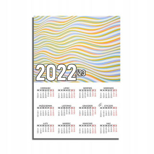 KALENDARZ Ścienny Plakat 32x44 MiX WZORÓW 2022/66