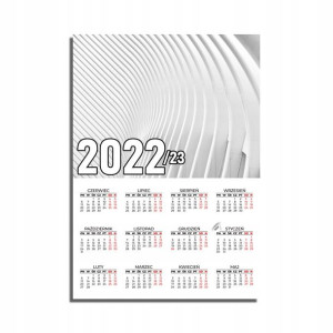 KALENDARZ Ścienny Plakat 32x44 MiX WZORÓW 2022/69