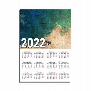 KALENDARZ Ścienny Plakat 32x44 MiX WZORÓW 2022/79