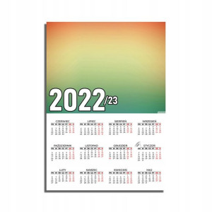 KALENDARZ Ścienny Plakat 32x44 MiX WZORÓW 2022/78
