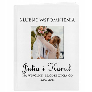 ALBUM Szyty Prezent na ŚLUB Rocznicę Własny NADRUK