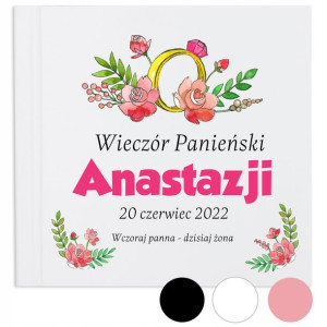 ALBUM SZYTY Prezent na WIECZÓR PANIEŃSKI Wzory