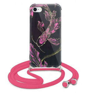 Etui Crossbody Róż do SAMSUNG A70 Obudowa Wzory