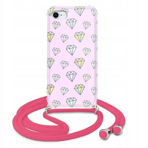 Etui Crossbody Róż do SAMSUNG A81 Obudowa Wzory