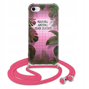 Etui Crossbody Róż do SAMSUNG M30S Obudowa Wzory