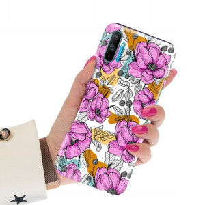 Etui Crystal Grube 2mm do REALME C3i Modne Wzory