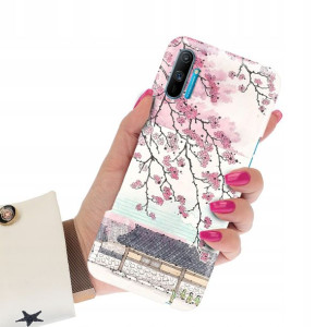 Etui Crystal Grube 2mm do REALME C3i Wiosna Wzory