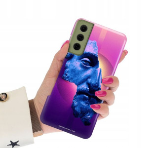Etui Crystal Grube 2mm do SAMSUNG S21FE Art Wzory