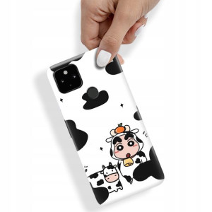 Etui do GOOGLE PIXEL 4A 5G Case KRÓWKA COW Wzory