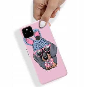 Etui do GOOGLE PIXEL 4A 5G Case Pieski Kotki Wzory