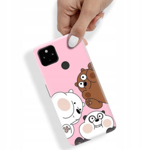 Etui do GOOGLE PIXEL 4A 5G Top We Bare BEARS Wzory