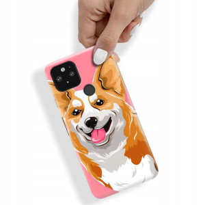 Etui do GOOGLE PIXEL 5 Case Pieski Kotki Top Wzory