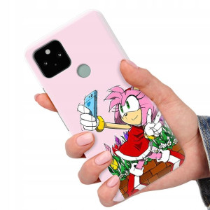 Etui do GOOGLE PIXEL 5A Top SONIC Błyskawica Wzory