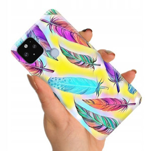 Etui do GOOGLE PIXEL 5XL Case BOHO Leaves Wzory