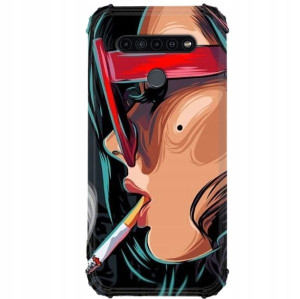Etui Anti-Shock do LG K51S Obudowa Męskie Wzory