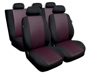 Pokrowce na fotele samochodowe PROFI Czerwone do SUZUKI WAGON R+ I II