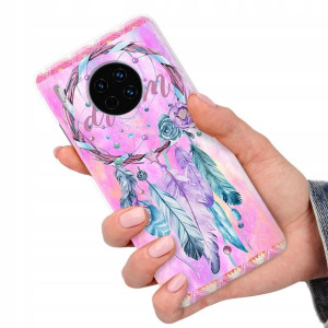 Etui do HUAWEI MATE 30 PRO Case BOHO Leaves Wzory