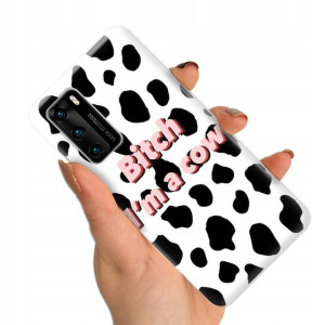 Etui do HUAWEI MATE 40 LITE Case Krówka Moo Wzory