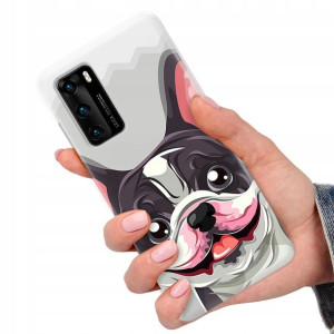 Etui do HUAWEI MATE 40 LITE Top Pieski Kotki Wzory