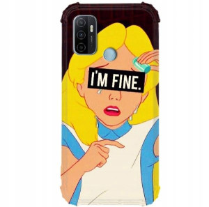 Etui Anti-Shock do OPPO A32 Hard Księżniczki Wzory