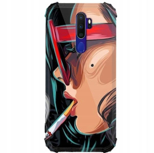 Etui Anti-Shock do OPPO A5 2020 Case Męskie Wzory