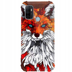 Etui Anti-Shock do OPPO A53s Obudowa Męskie Wzory