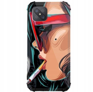 Etui Anti-Shock do OPPO A92s Obudowa Męskie Wzory