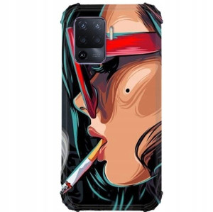 Etui Anti-Shock do OPPO RENO 5 LITE Męskie Wzory