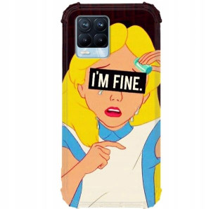 Etui Anti-Shock do REALME 8 PRO Księżniczki Wzory