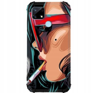 Etui Anti-Shock do REALME C12 Obudowa Męskie Wzory