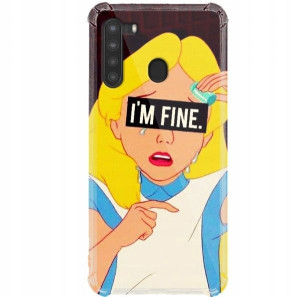 Etui Anti-Shock do SAMSUNG A21 Księżniczki Wzory