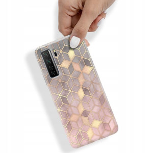 Etui do HUAWEI P40 LITE 5G Marble Obudowa Wzory