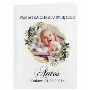 ALBUM na ZDJĘCIA Prezent na CHRZEST Własny Nadruk