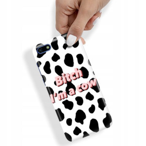 Etui do HUAWEI Y5 2018 Obudowa KRÓWKA COW Wzory