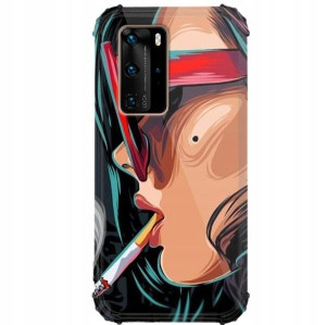 Etui AntiShock do HUAWEI P40 PRO Case Męskie Wzory