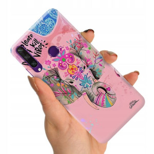 Etui do HUAWEI Y6P Obudowa Case Wzory + SZKŁO