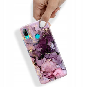 Etui do HUAWEI Y7 2019 Marmurki Obudowa Case Wzory