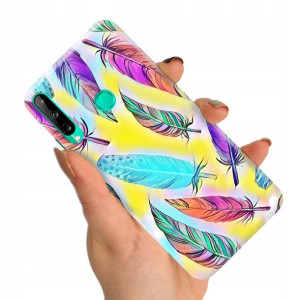 Etui do HUAWEI Y7P Obudowa Case BOHO Leaves Wzory