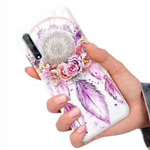 Etui do HUAWEI Y8P Obudowa Case BOHO Leaves Wzory