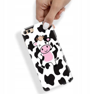 Etui do HUAWEI Y9 2018 Obudowa KRÓWKA COW Wzory