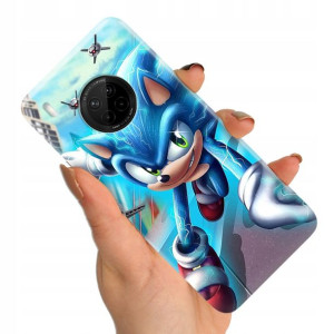 Etui do HUAWEI Y9A Case SONIC Błyskawica Top Wzory