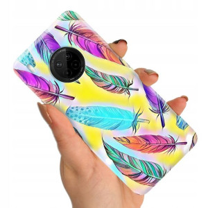 Etui do HUAWEI Y9A Obudowa Case BOHO Leaves Wzory