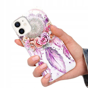 Etui do iPHONE 12 MINI Case BOHO Leaves Top Wzory