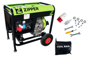 Generator Agregat Prądu AVR Diesel 6,5kW 230/400V ZI-STE6700DH