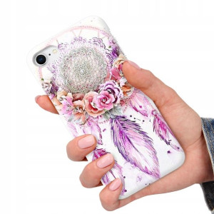 Etui do iPHONE SE2/ SE3 Case BOHO Leaves Top Wzory