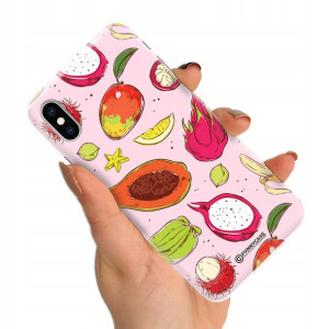 Etui do iPHONE X/XS Case Owocowe Love Top Wzory