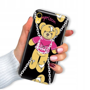 Etui do iPHONE XR Obudowa Case Miś Bearbrick Wzory
